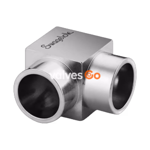Swagelok 6LV-8MW-9-4P 316L VIM-VAR Micro-Fit® Reducing Elbow