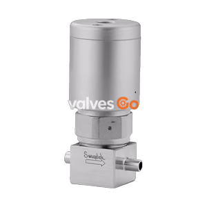 Сважлок Swagelok 6LVV-DPBW4-P-C 316L VIM-VAR UHP мембранный клапан, стыковая сварка труб 1/4 дюйма, привод НЗ