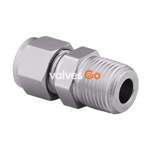 Swagelok 6MO-810-1-8 Tube Fitting Male Connector, 1/2 in. Tube OD x 1/2 in. Male NPT, 6-Moly