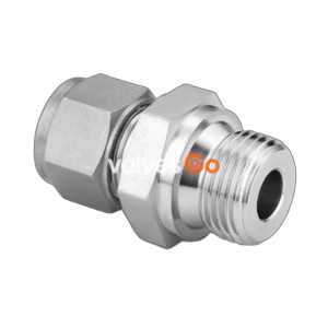 Swagelok SS-25M0-1-16RS 316 Stainless Steel Tube Fittings 25 mm x 1 in. Male ISO Parallel Thread, Straight Shoulder