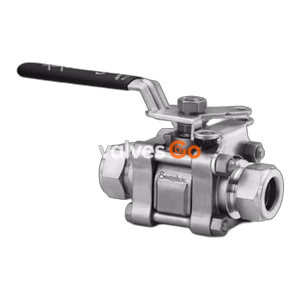 Сважлок Swagelok SS-62TS4-JL Шаровой кран серии 60 из 3 секций, седла из армированного ПТФЭ, трубный фитинг Сважлок Swagelok® 1/4 дюйма, рычажная ручка с блокировкой