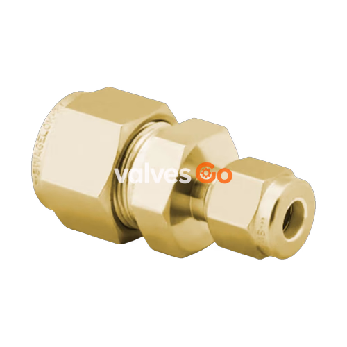 Swagelok B-1010-6-6 Brass Reducing Union Tube Fitting, 5/8 in. x 3/8 in. OD