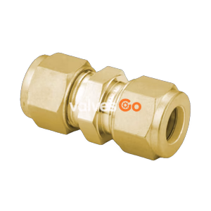 Swagelok B-15M0-6 Brass Tube Fitting Union, 15 mm Tube OD