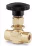 Swagelok B-1RF2 brass integral-bonnet needle valve