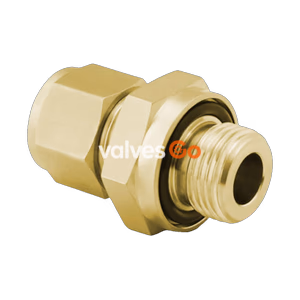 Swagelok B-400-1-OR Male O-Seal Connector, 1/4 in. Tube OD x 7/16-20 SAE/MS Straight Thread