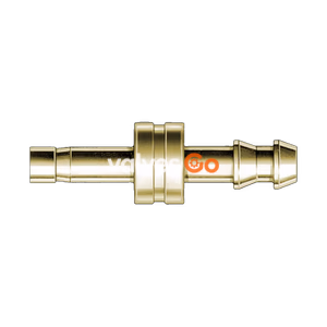 Swagelok B-PB6-TA6 Multi-Purpose Push-On Hose End Connection, 3/8 in. Brass Tube Adapter