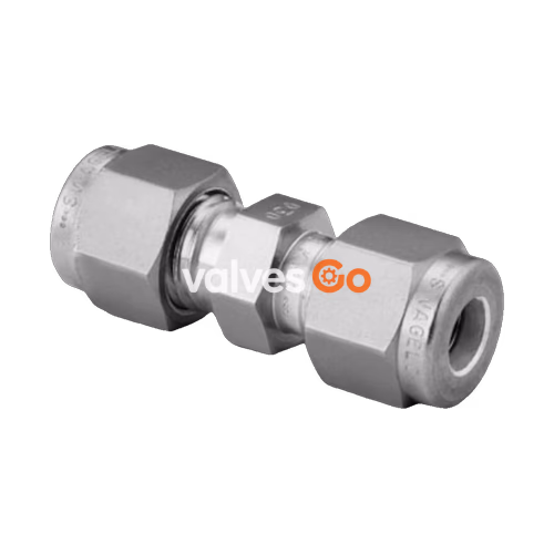 Swagelok HC-200-6 Alloy C-276 Tube Fitting, Union, 1/8 in. Tube OD