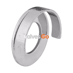 Swagelok NI-4-VCR-2-ZC-VS Nickel VCR Face Seal Fitting, 1/4 in. Unplated Side-Load Gasket