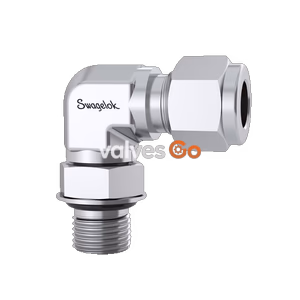 Swagelok S-810-2-8ST Carbon Steel Positionable Male Elbow Tube Fitting