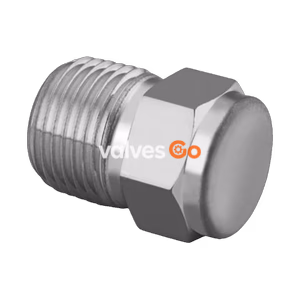 Swagelok SS-1-P Stainless Steel Pipe Fitting, Pipe Plug, 1/16 in. Male NPT