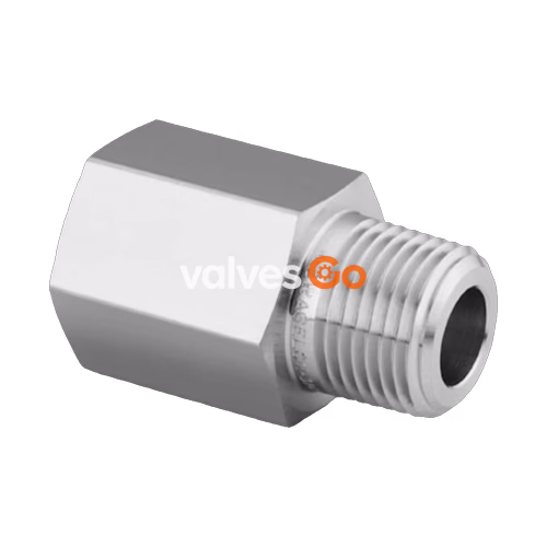 世伟洛克 Swagelok SS-12-A 不锈钢公称管直通转换接头,3/4 in. 内螺纹 NPT x 3/4 in. 外螺纹 NPT