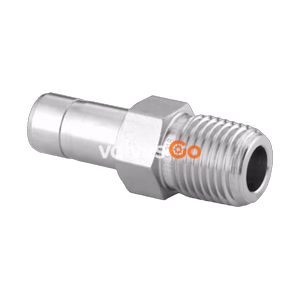 Swagelok SS-12-MTA-1-8 Male Tube Adapter, 12 mm x 1/2 in. Male NPT, 316 Stainless Steel