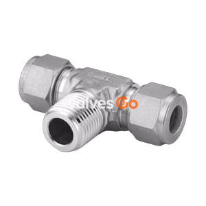 Swagelok SS-12M0-3-8TTM Stainless Steel Male Branch Tee, 12 mm x 1/2 in. Male NPT