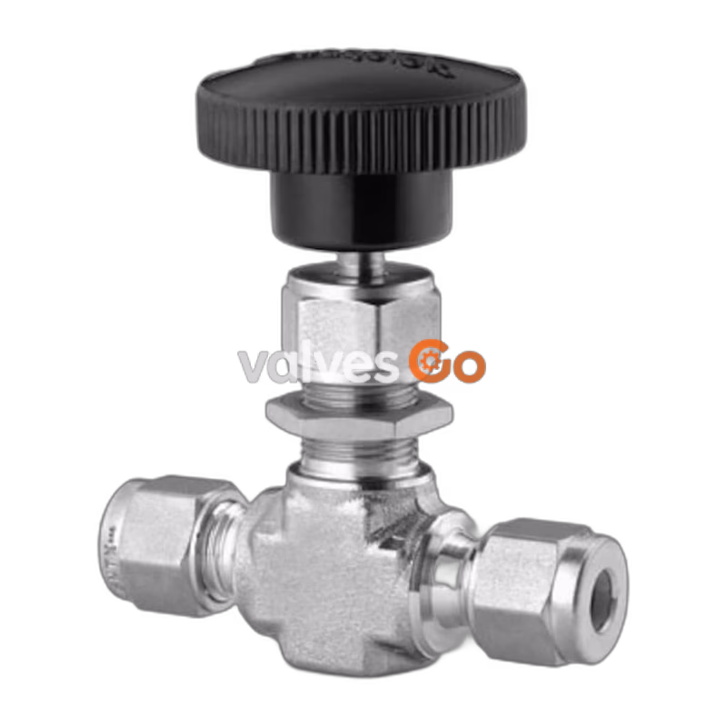 Swagelok SS-1RS8MM Integral Bonnet Needle Valve, 8 mm Tube Fitting, 0.37 Cv