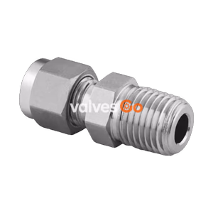 Swagelok SS-200-1-2 Stainless Steel Male Connector, 1/8 in. Tube OD x 1/8 in. Male NPT