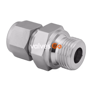 Swagelok SS-2000-1-20RS Male Connector, 1 1/4 in. Tube OD x 1 1/4 in. Male ISO Parallel Thread