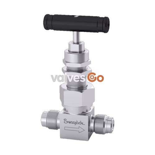 Swagelok SS-3NBVCR4 Severe Service Union Bonnet Needle Valve, 1/4 in. Male VCR