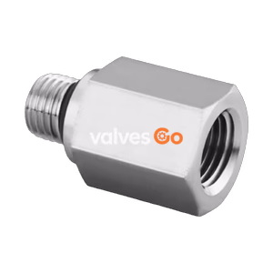 Swagelok SS-4-SAE-7-4 Stainless Steel Pipe Fitting, Adapter, 7/16-20 Male SAE/MS Straight Thread x 1/4 in. Female NPT