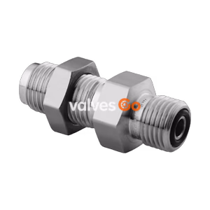 Swagelok SS-4-VCO-61 316 Stainless Steel VCO O-Ring Face Seal Bulkhead Union