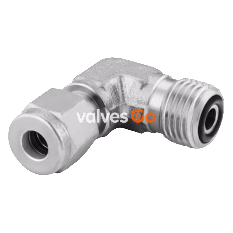 Swagelok SS-4-VCO-9-400 316 Stainless Steel VCO O-Ring Face Seal Fitting Elbow, 1/4 in.