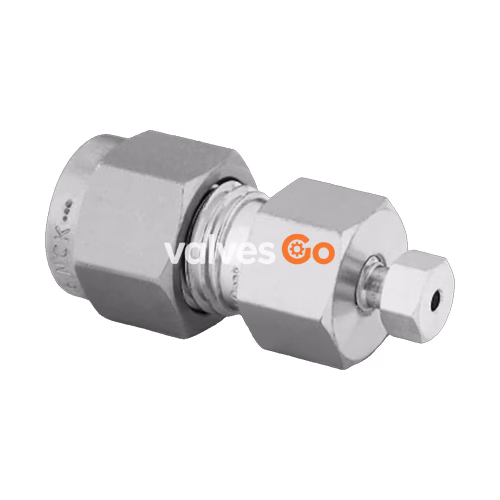 Swagelok SS-400-6-1FGC Stainless Steel Swagelok Tube Fitting, Union, 1/4 in. x 1/16 in.