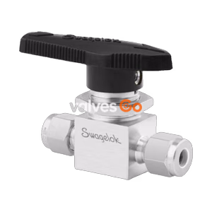 Swagelok SS-42GS4-12457 1-Piece 40G Series Ball Valve, 0.6 Cv, 1/4 in. Swagelok Tube Fitting