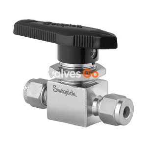 Swagelok SS-43GS6MM 40G Series Ball Valve, 1.4 Cv, 6 mm Swagelok Tube Fitting