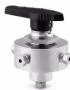 Swagelok SS-43ZFS2 40 Series 5-way ball valve external view