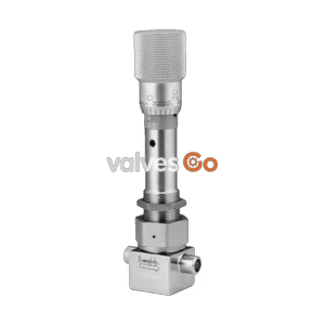 Swagelok SS-4BMRG-TW Metering Bellows Sealed Valve, 1/4 in. TSW x 3/8 in. TBW