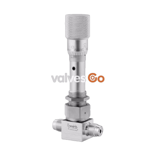 Swagelok SS-4BMW-VCR Stainless Steel Metering Bellows Sealed Valve, Welded