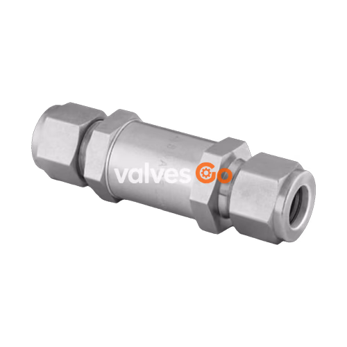 Swagelok SS-4F-7 In-Line Particulate Filter, 1/4 in. Tube Fitting, 7 Micron Pore Size