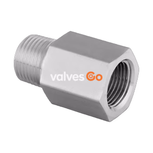Swagelok SS-6-AT-6 Stainless Steel Pipe Fitting Adapter, 3/8 in. Female ISO Tapered x 3/8 in. Male NPT