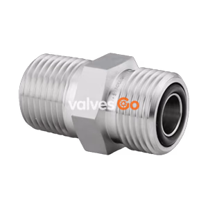世伟洛克 Swagelok SS-8-VCO-1-6ST 不锈钢 VCO O 型圈面密封接头，1/2 in. VCO x 9/16-18 SAE/MS 直外螺纹