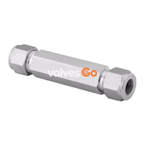 Swagelok SS-810-6-0030 Bored-Through Union, 1/2 in. Tube OD, 316 Stainless Steel