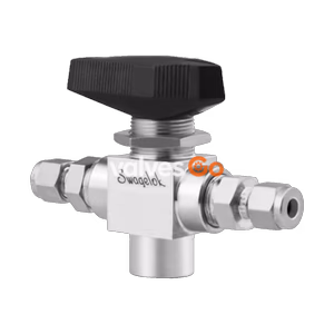 Swagelok SS-83XKS8MM 3-Piece High Pressure 3-Way Ball Valve, 8 mm Tube Fitting x 1/4 in. FNPT