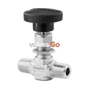 Swagelok SS-OVM2 Stainless Steel Integral Bonnet Needle Valve, 0.09 Cv, 1/8 in. MNPT
