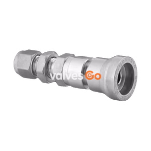Swagelok SS-QC8-B1-12M0 Quick Connect Bulkhead Body, 12 mm Tube Fitting