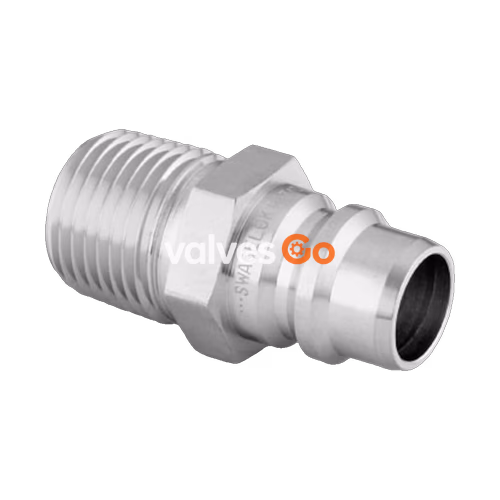 Swagelok SS-QF16-S-16PM Stainless Steel Full Flow Quick Connect Stem without Valve