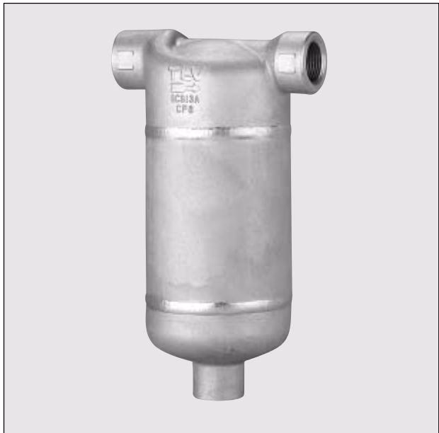 TLV DC7 stainless steel separator features