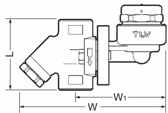 TLV FP46UC 螺纹连接外形尺寸