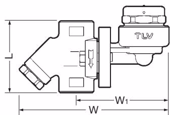 ТЛВ (TLV) FP46UC размеры резьбового соединения