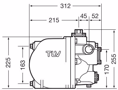 TLV GT5C 外形尺寸图