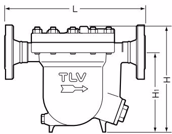 TLV JH7.2R-B 法兰尺寸