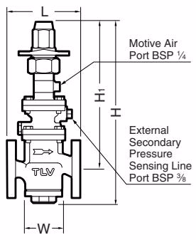 TLV PN-COSR-16 dimensions DN 15-25