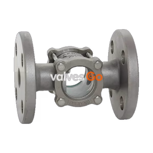 Yoshitake 150L-13F Cast Stainless Steel Plain Sight Glass