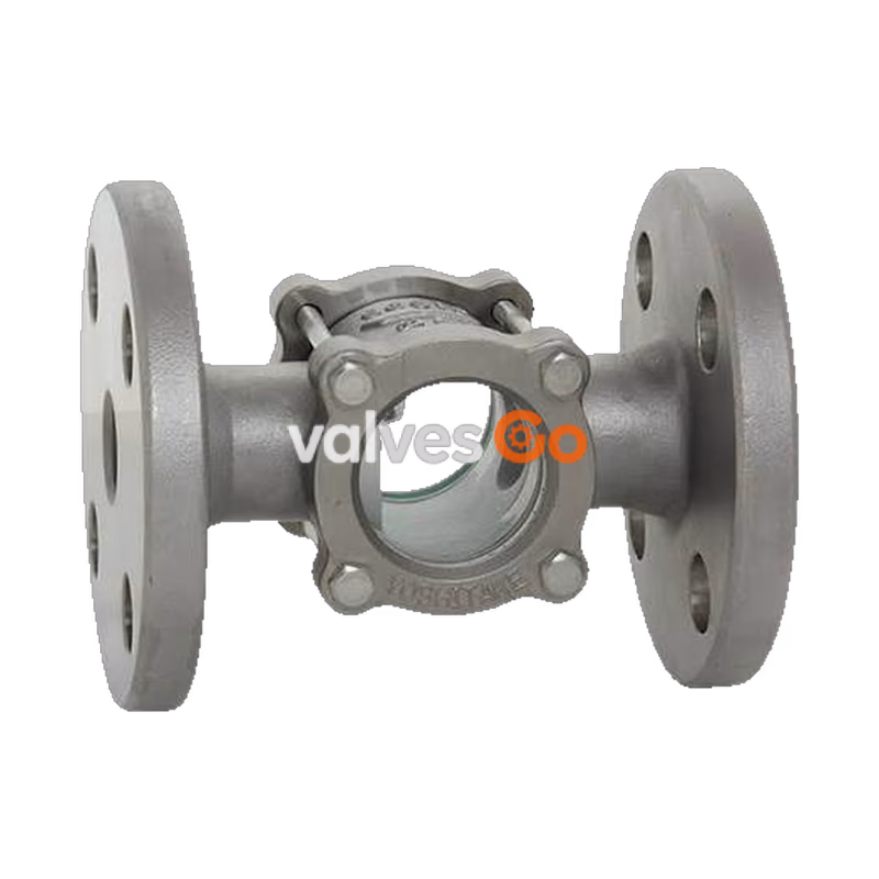 Yoshitake 150L-13F Cast Stainless Steel Plain Sight Glass