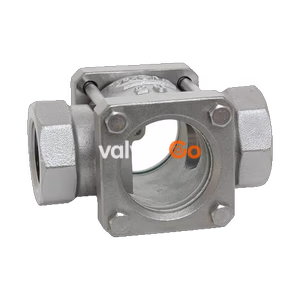 Yoshitake 150L-13S Cast Stainless Steel Plain Sight Glass