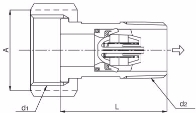 Yoshitake CV-25U dimensional drawing
