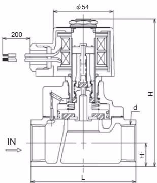 Yoshitake DP-10 dimensions drawing