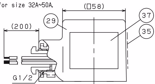 Yoshitake DP-100-C exploded view and parts list